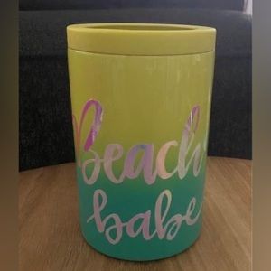 Beach babe ombré can cooler